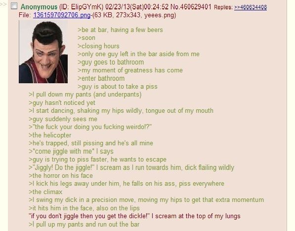 Don't piss with Anon