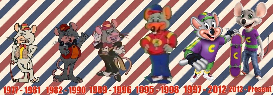 Chuck E Cheese is like the Benjamin Button of mascots.