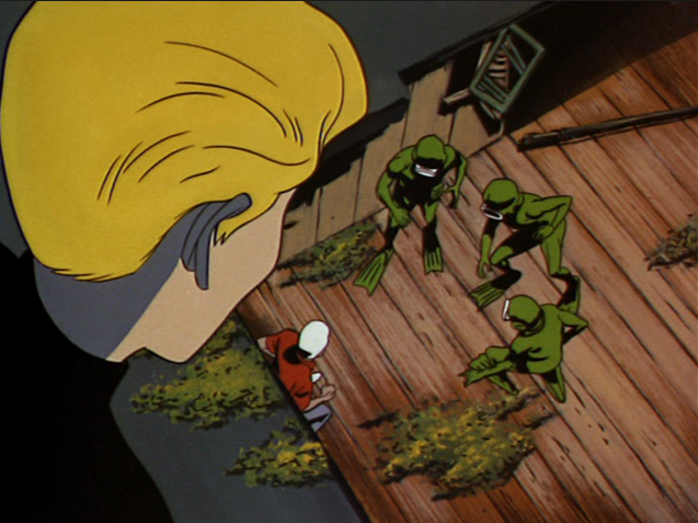 Mike and Barron gets discovered when they try to infiltrate the reptilian society