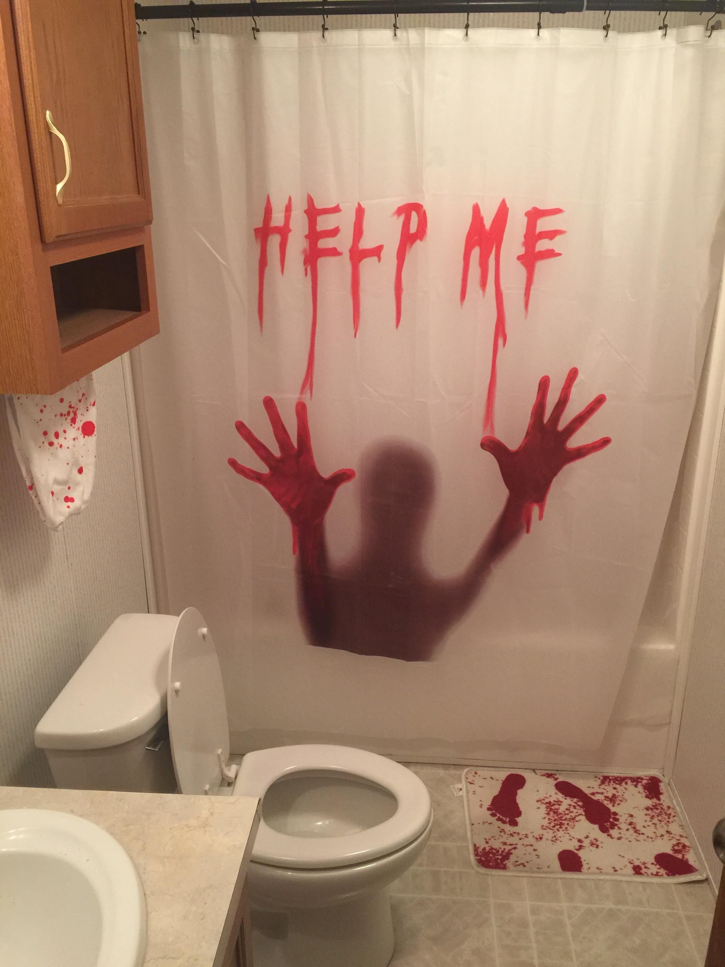My wife said I could decorate the guest bathroom as my own. Multiple screams have ensued.