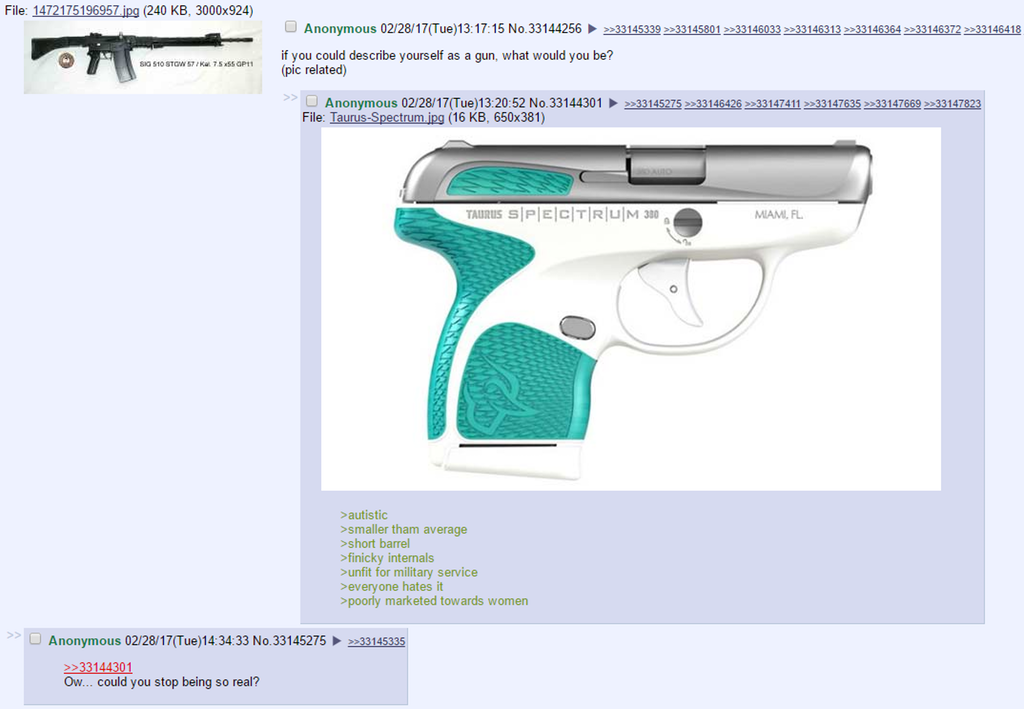 /k/ is a gun