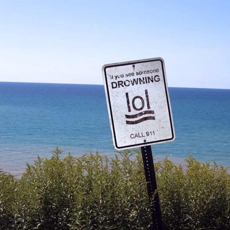 If you see someone drowning lol