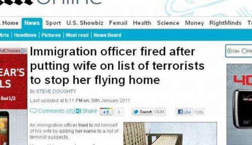 Even an immigrant wife is leaving you