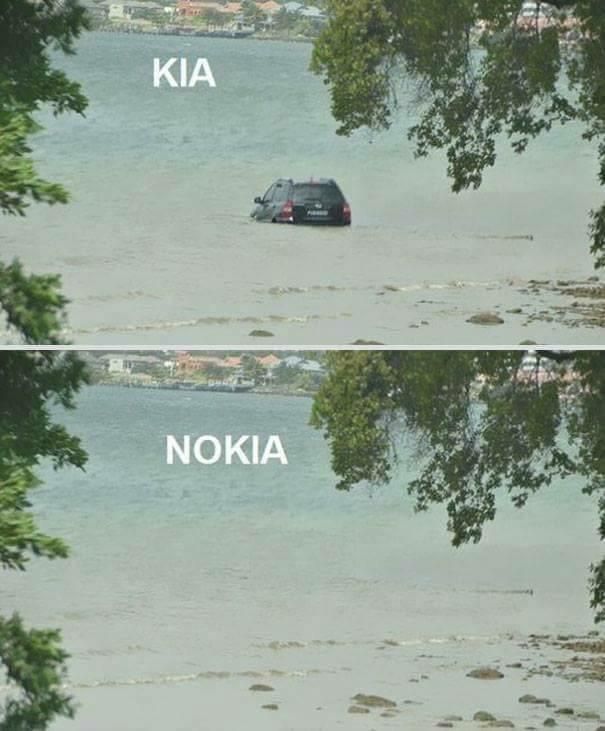 Difference between a Kia and a Nokia