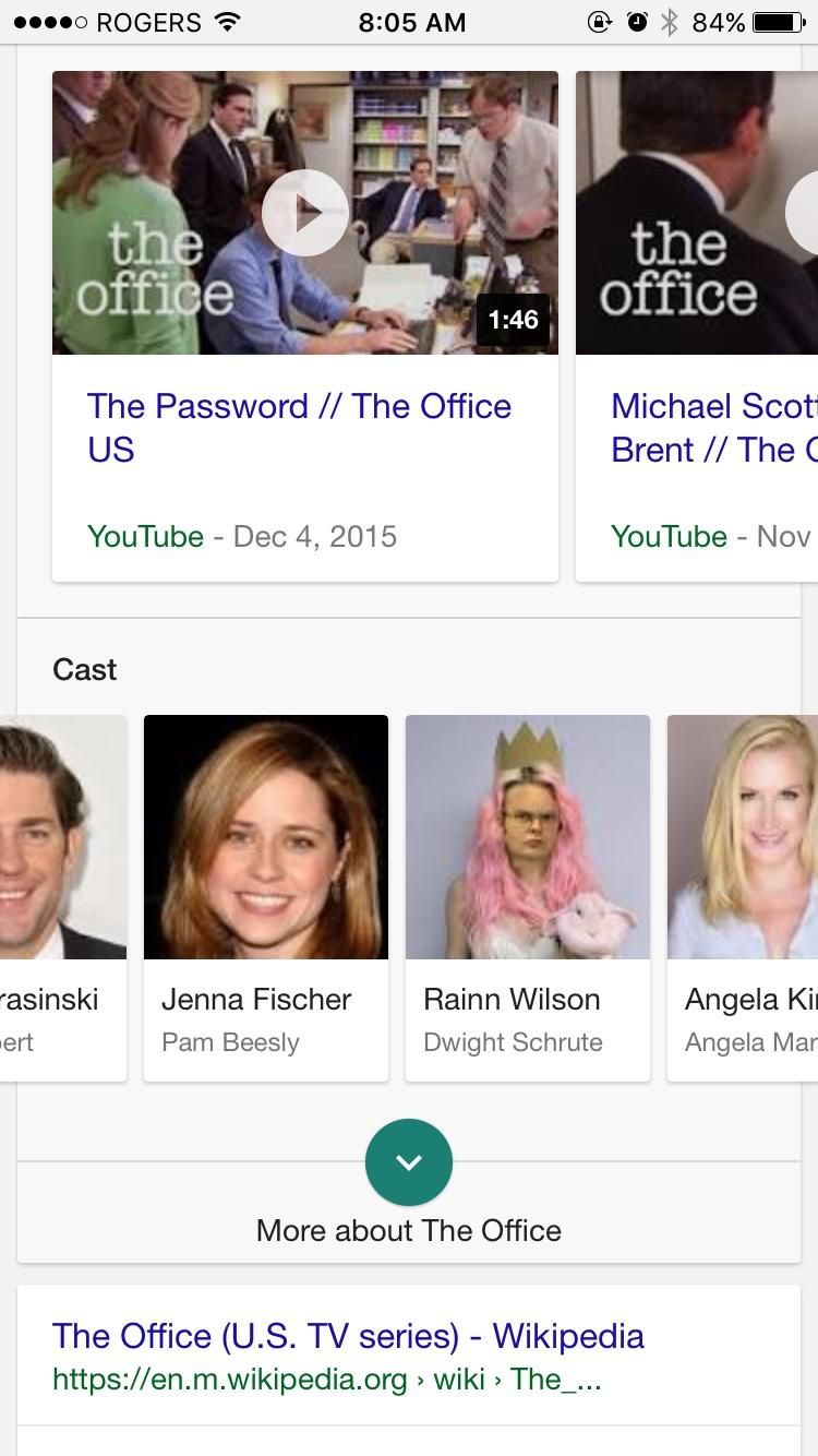If you google the office cast, they all have completely normal photos. And then there's Rainn Wilson.