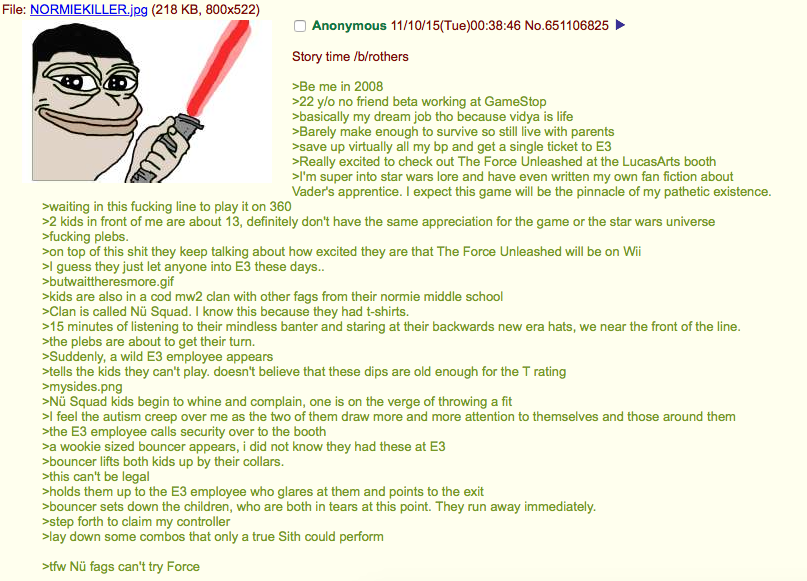 Anon likes starwars