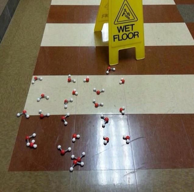 Caution: Wet Floor.