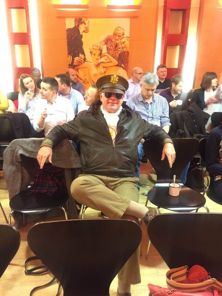 my dad was told to "dress appropriately" for his team meeting in the Churchill War Rooms