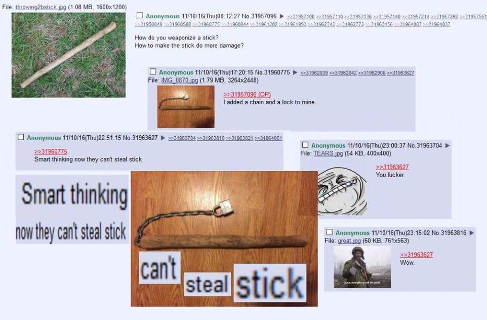 Ths is my stick, dont steal pl0x