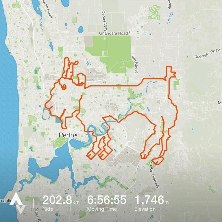 Cyclists in Perth Cycle 200km to Draw Goat