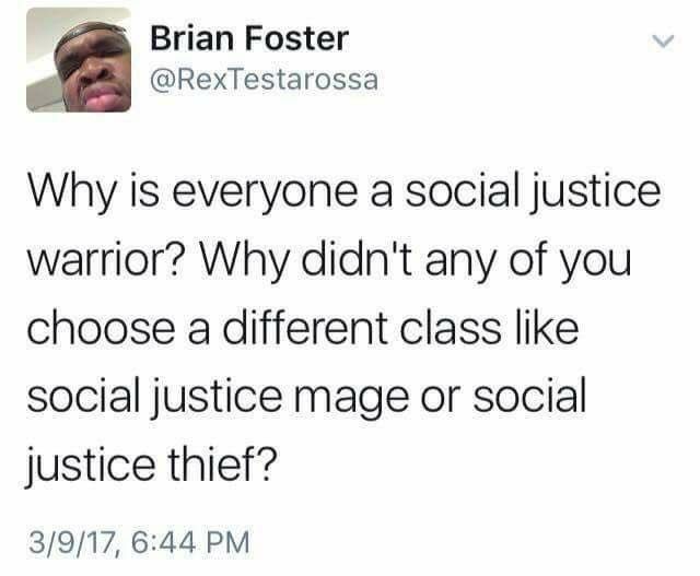 Technically a meme poster is a social justice thief