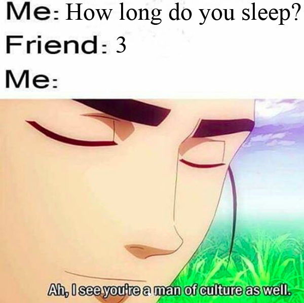 How long do you sleep