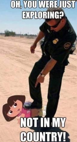 Dora exploring the prison