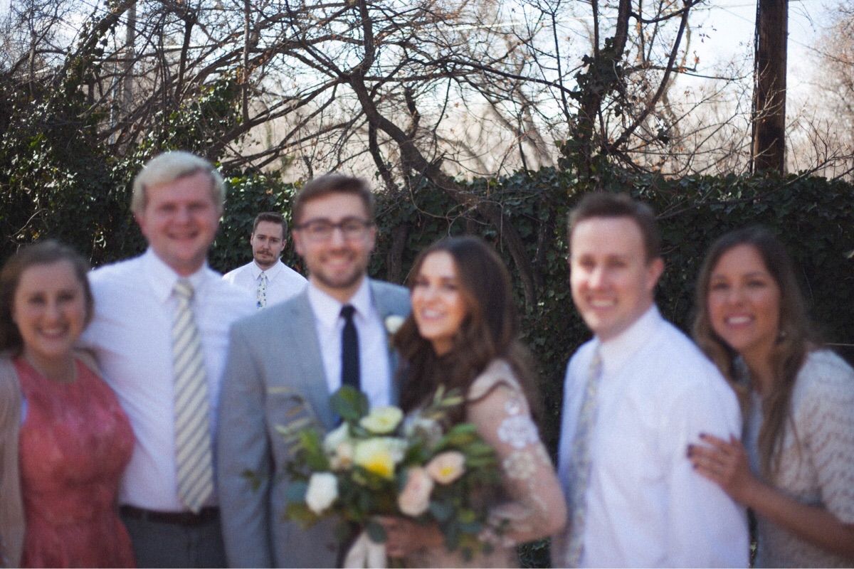 My younger brother just got married last weekend. I am now the only unmarried sibling. I think the photographer was able to capture my awkward pain.