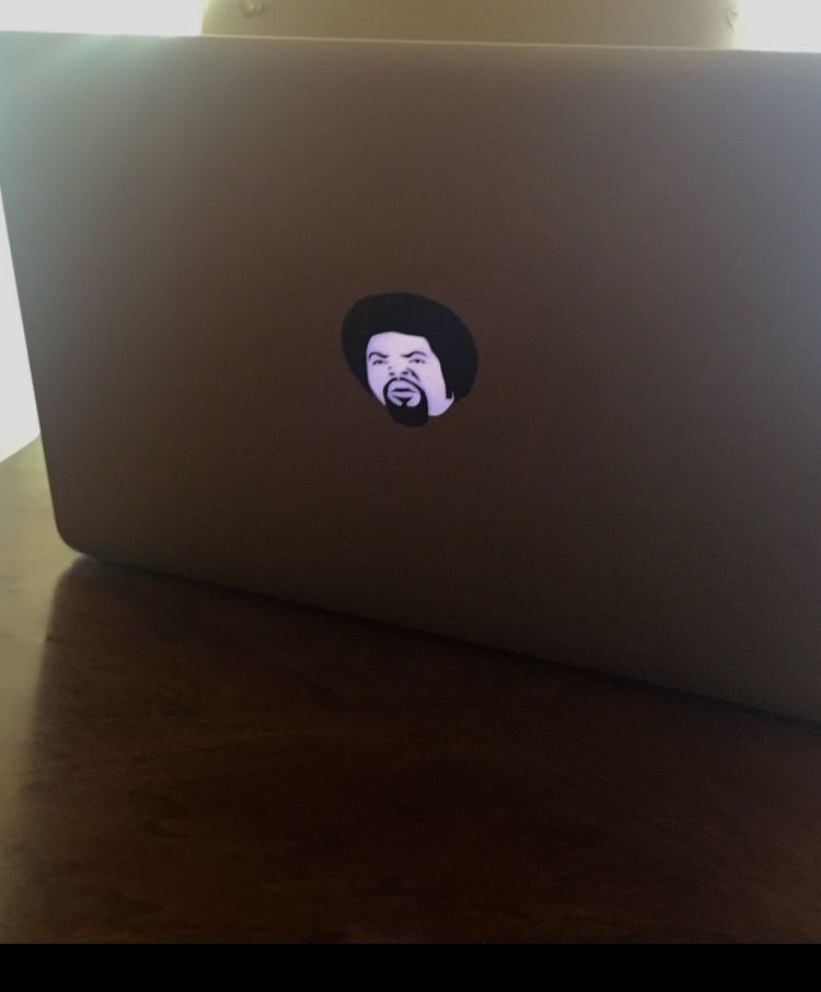 Oh good. My new laptop sticker came today...