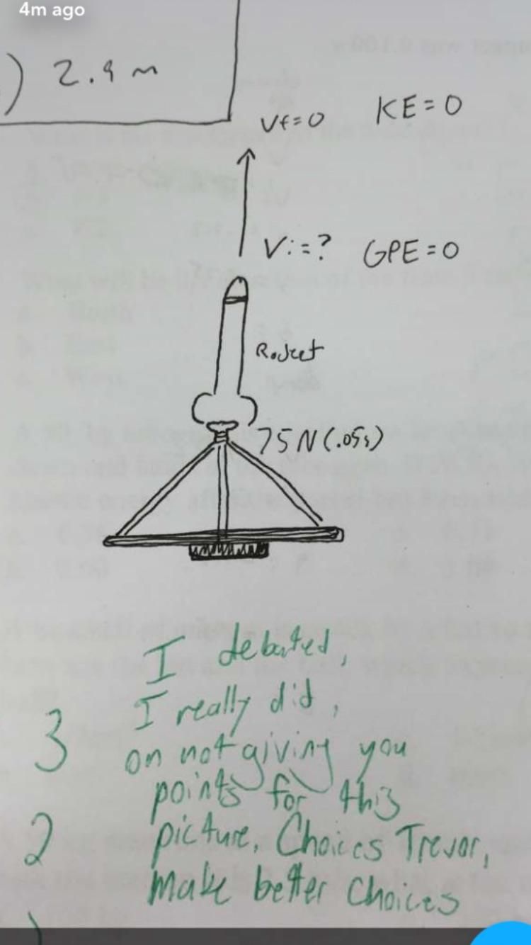 My friend got his physics test back..