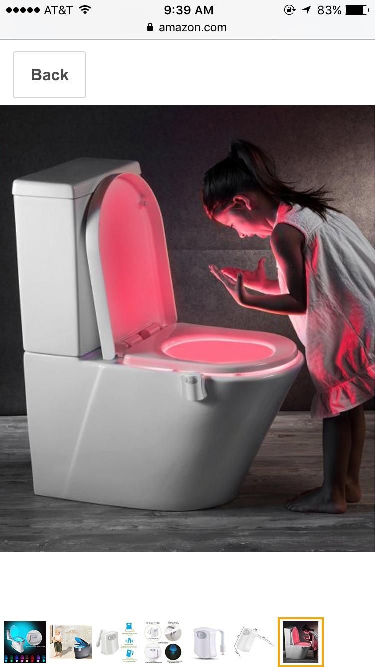 Toilet lights are good for navigating darkness or helping children speak to demons.