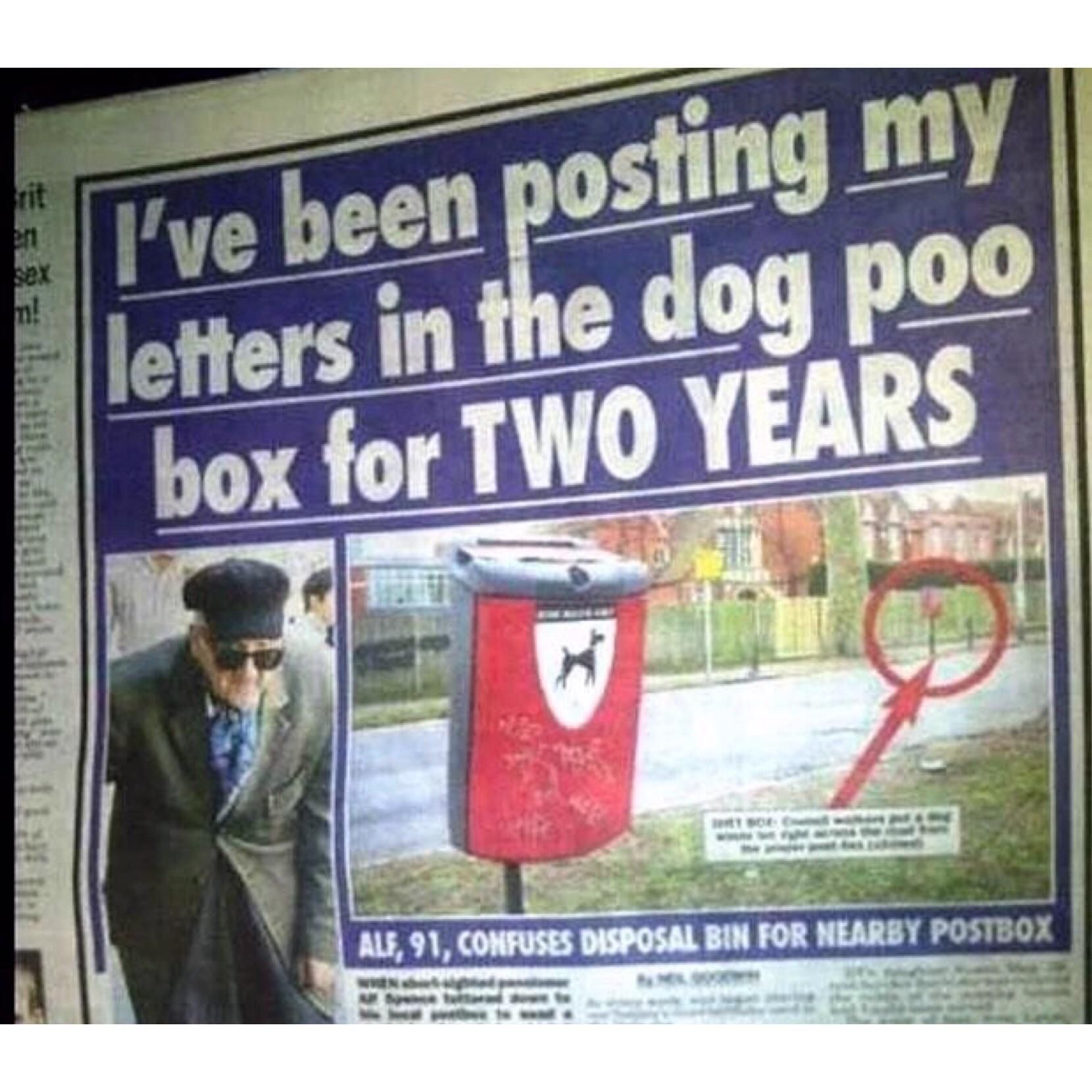 His letters were probably shit anyways