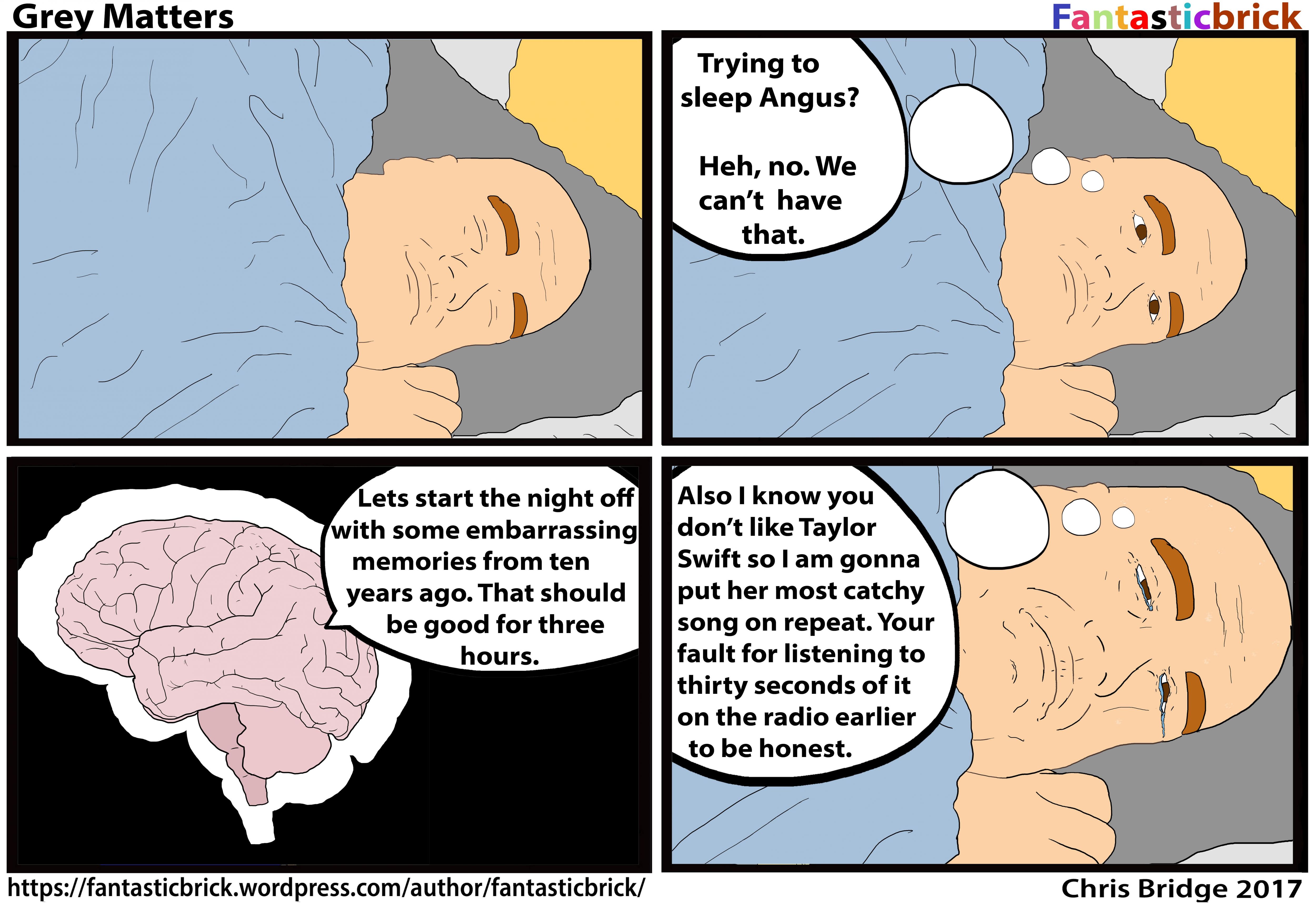 Grey Matters - A Comic About Trying To Sleep