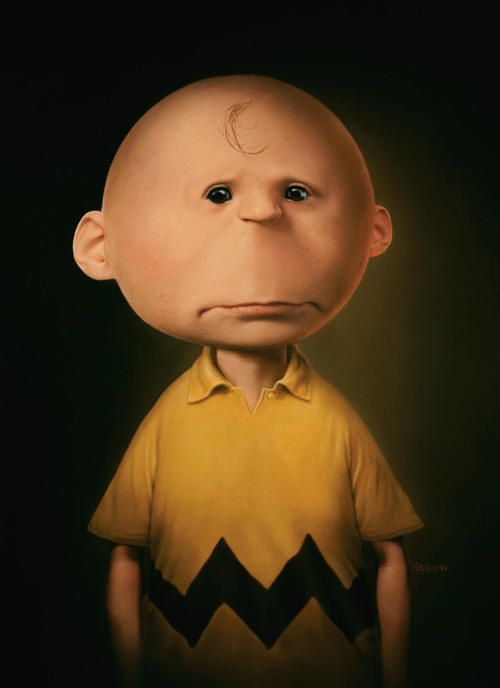 Realistic Charlie Brown Drawing Is Depressing as Hell