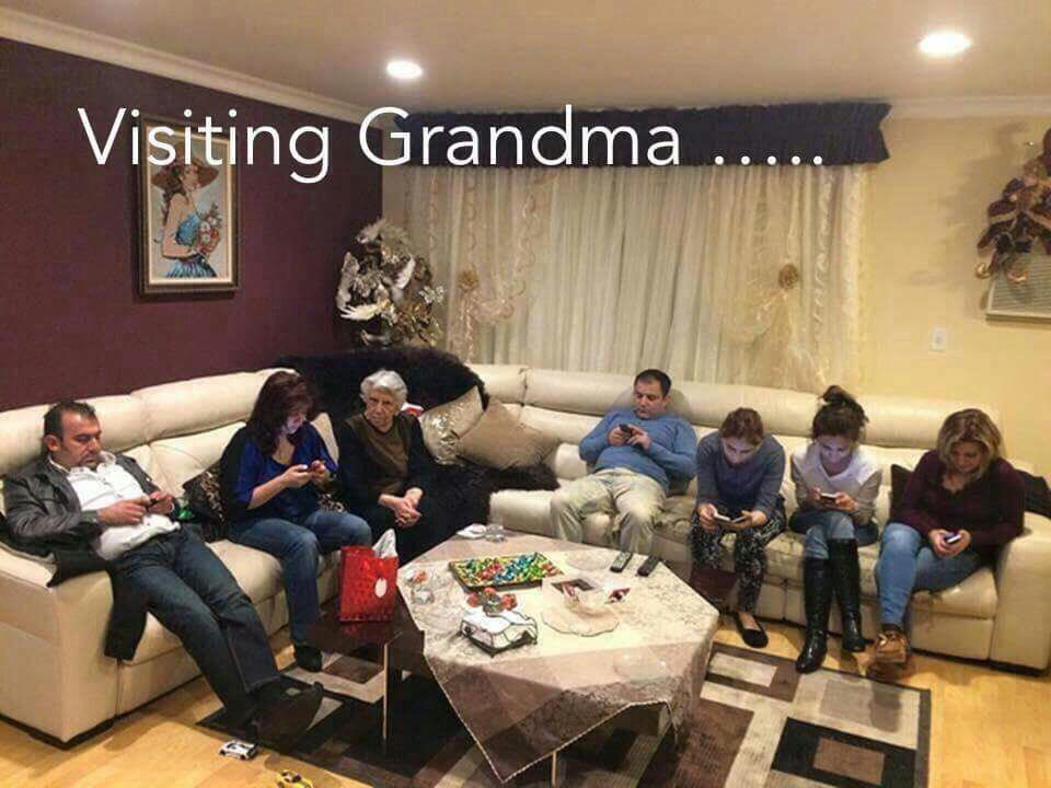 Visiting Grandma .....
