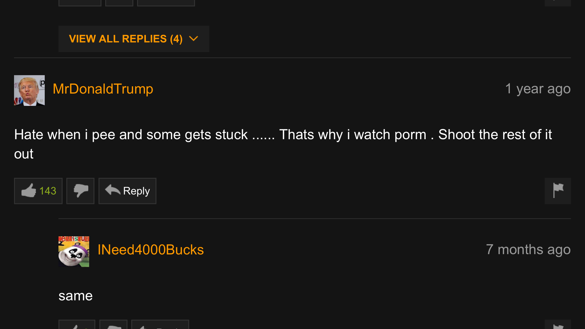 Don't we all?