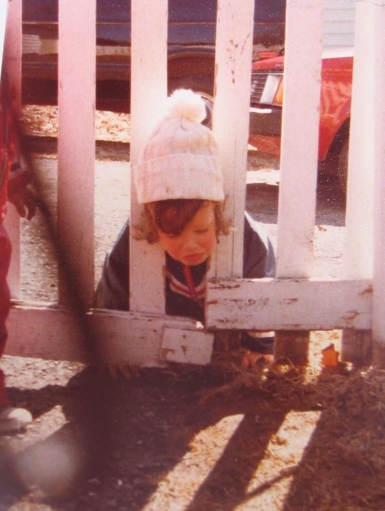 When I was small I got my head stuck in a fence and instead of assisting me, my parents ran for the camera. This is my earliest memory.