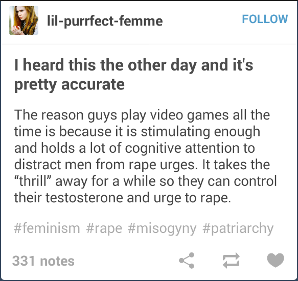 True dat. Molesting women ever since my PC broke down