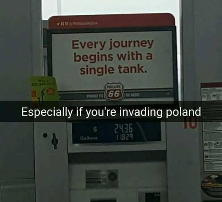 Gas stations are strange...