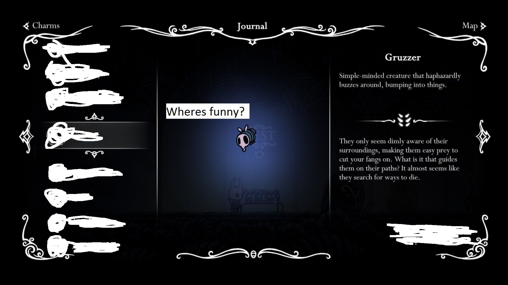 Fine then theres funny you tw*ts (HINT:Finali HG comunity represented in game)