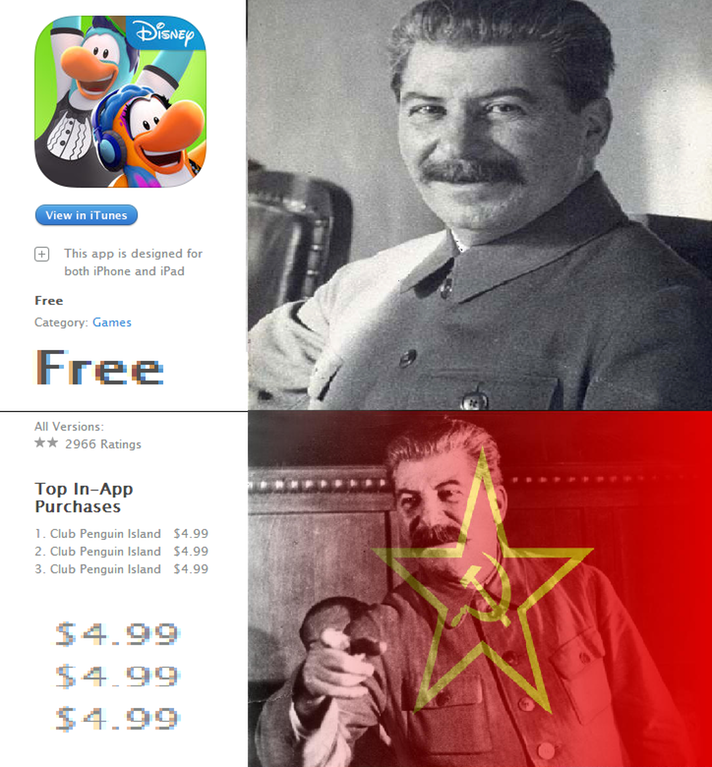 Another punch for the prole comrades