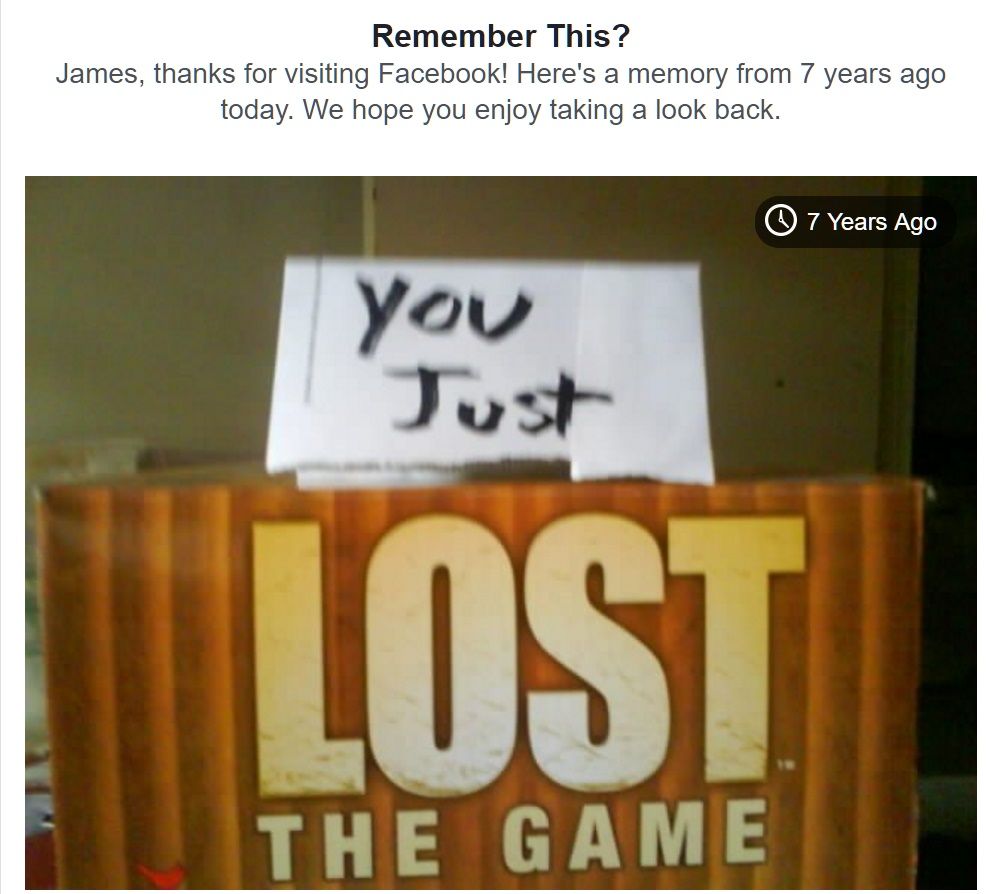 Facebook just used my past against me.