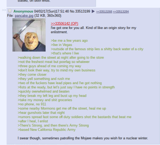Anon gets mugged.