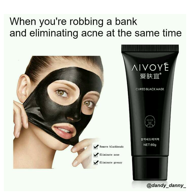 Robbing a bank with impeccable skin