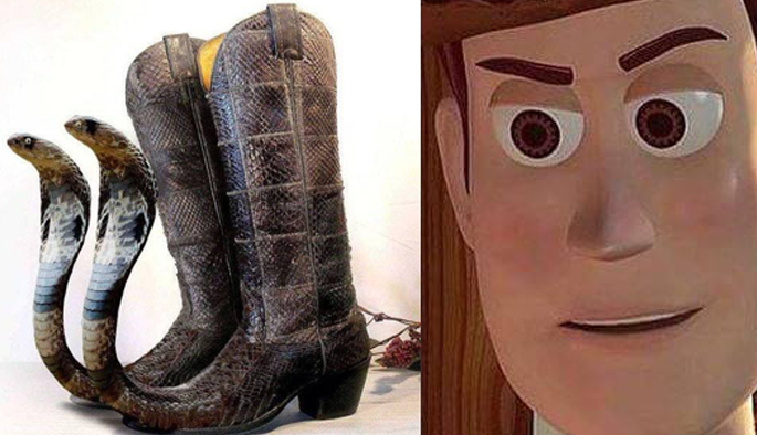 snek IS mah boot ?!
