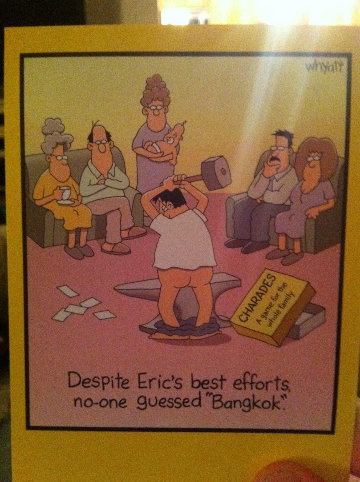 Got this today, possibly the funniest card I've ever seen.