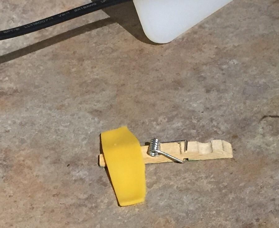 My 4-year-old son made a mousetrap.