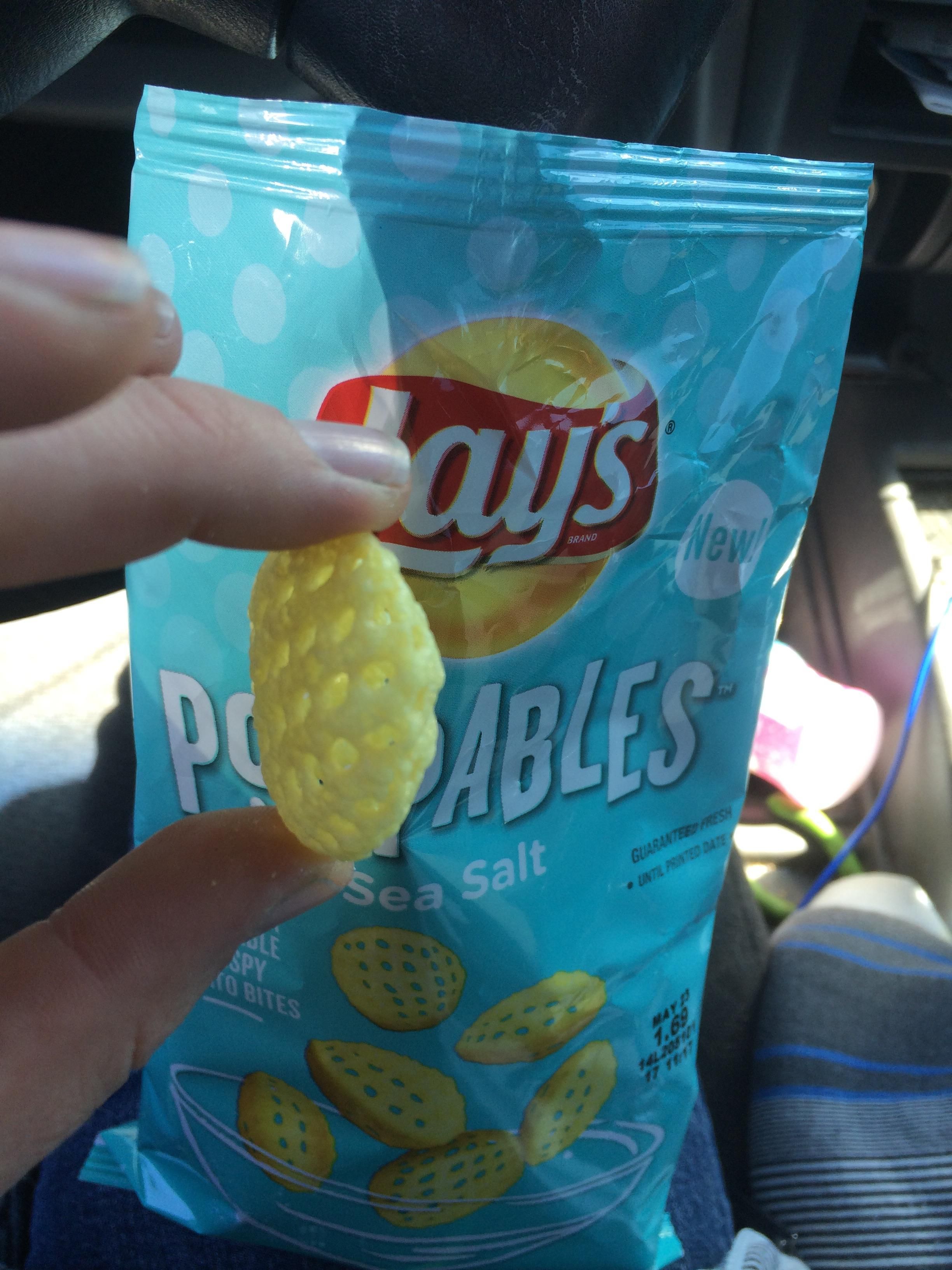 Lays has officially came up with a way to sell more air in their chip bags by making air filled chips. And I fell for it.