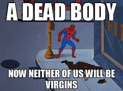 Oh god spidey, why?