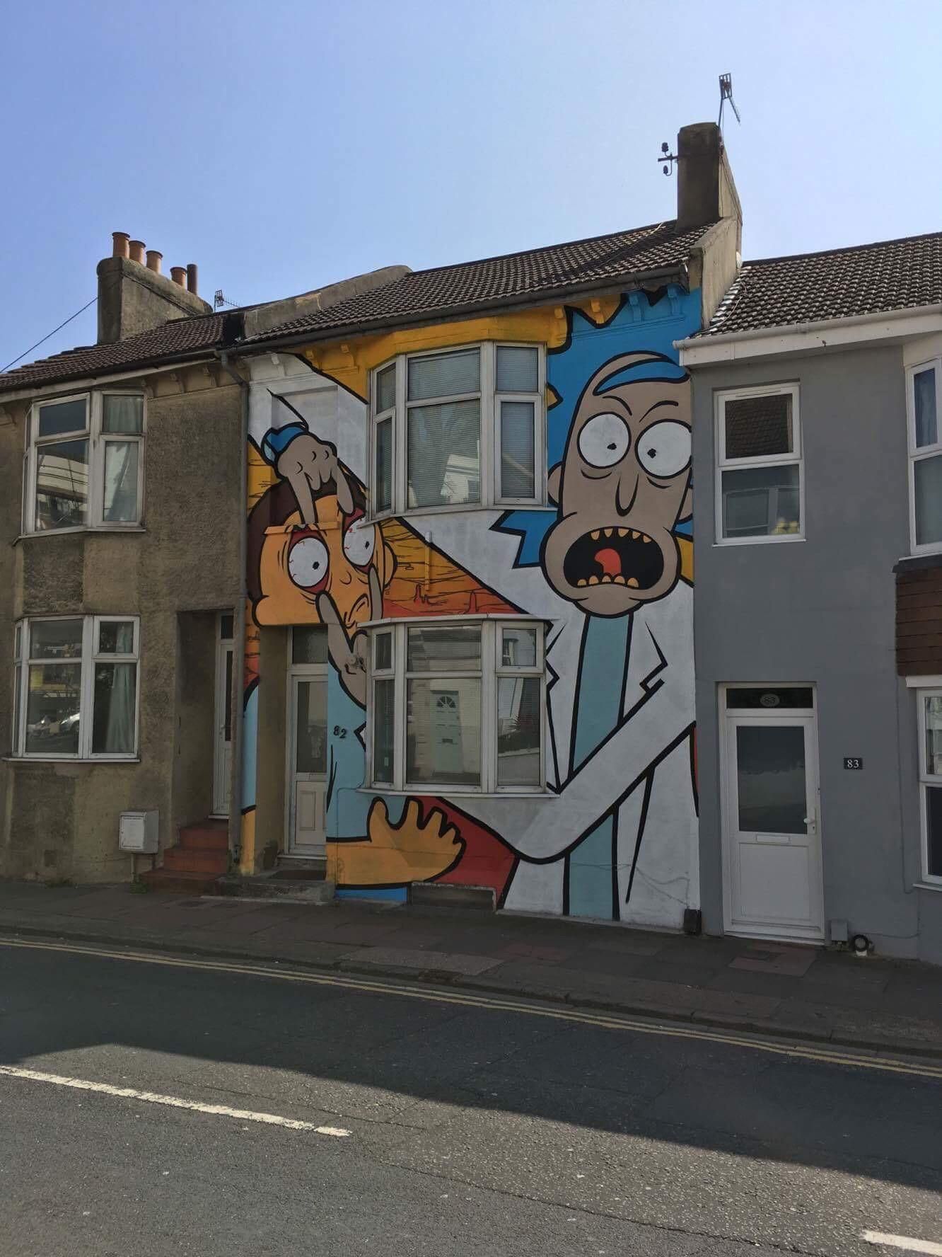 Rick and Morty. Brighton, England.