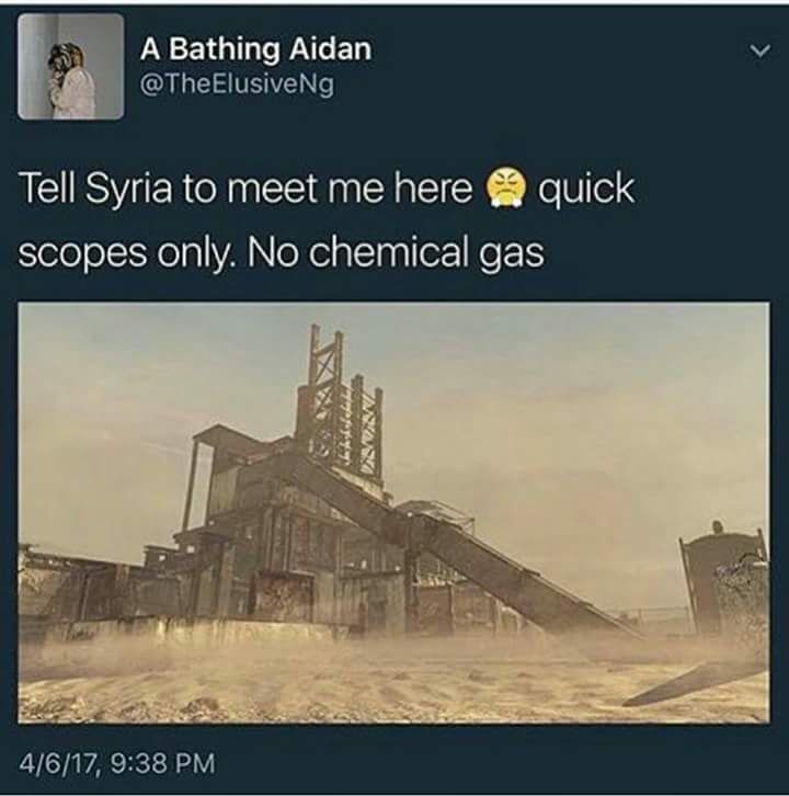 Syria be wildin smh