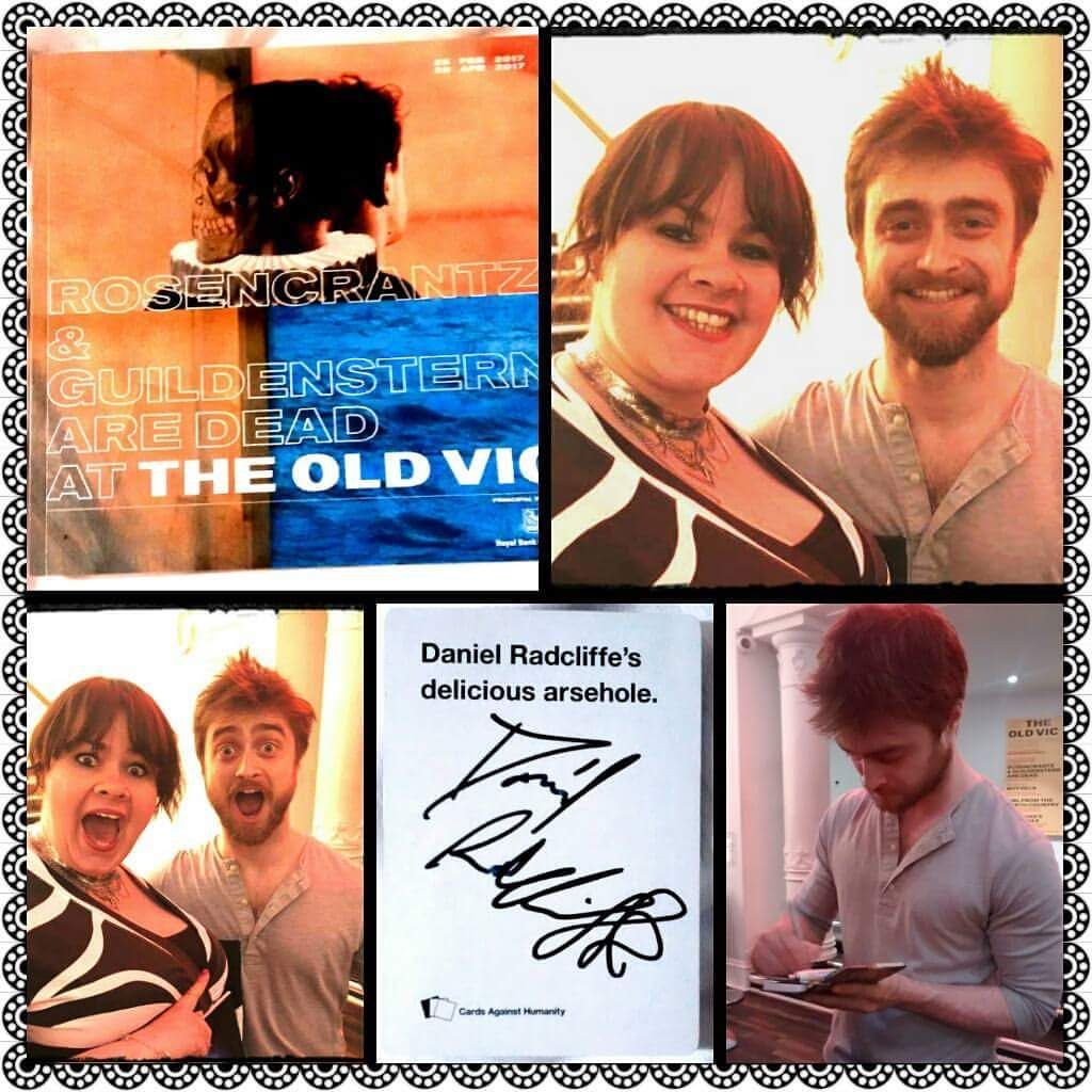 Tonight my friend met Daniel Radcliffe and got him to sign something