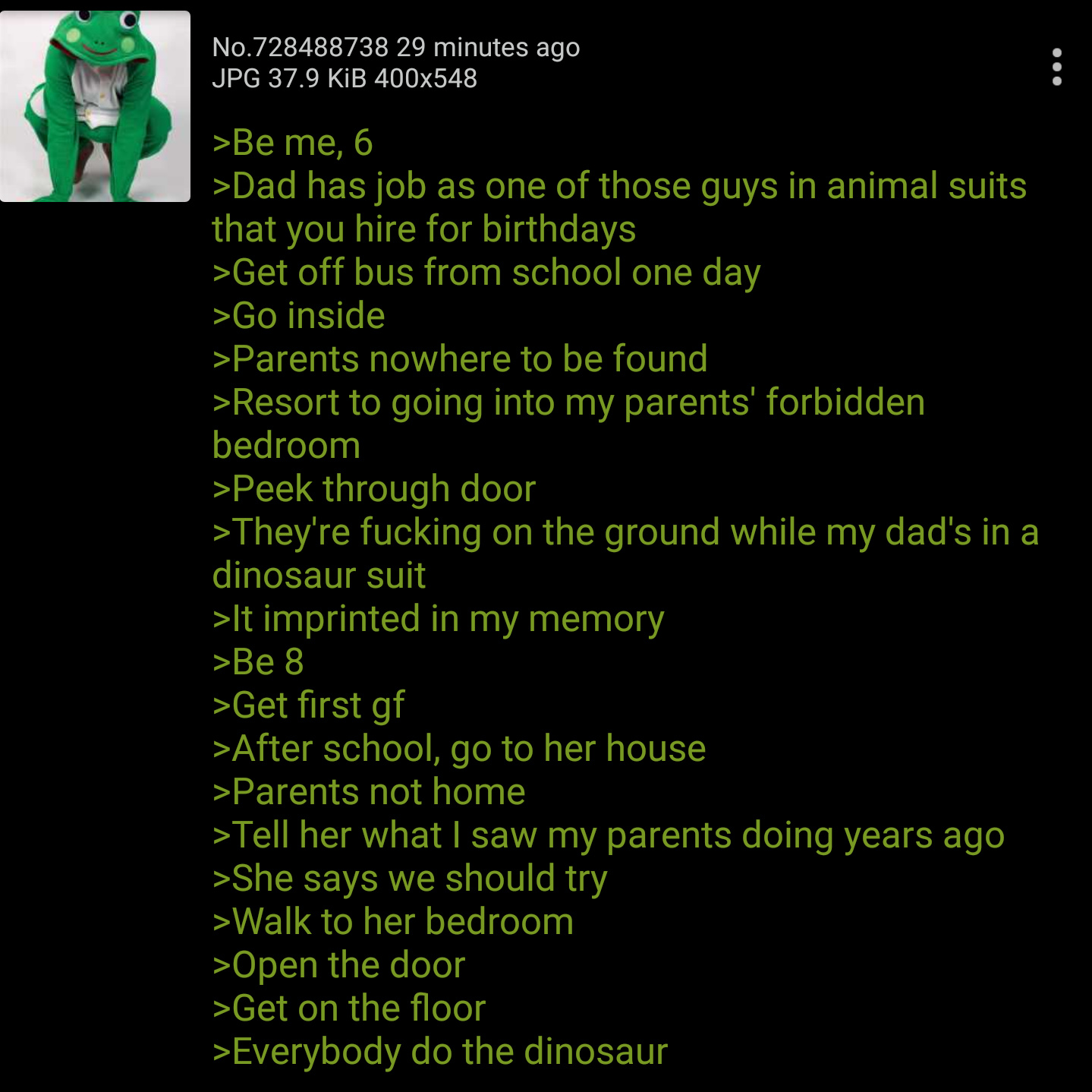 Anon's dad is a mascot