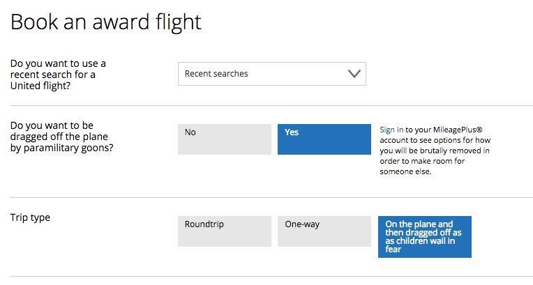 New United Flight Options