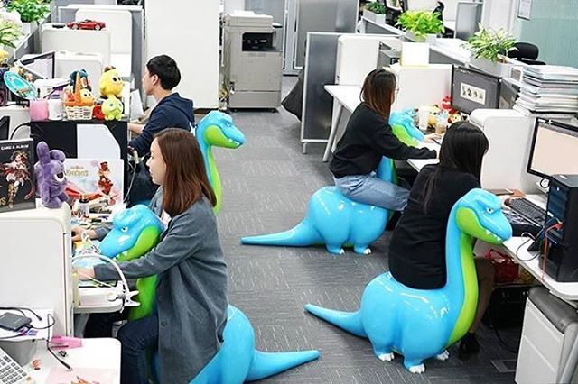 Computer chairs in Japan!