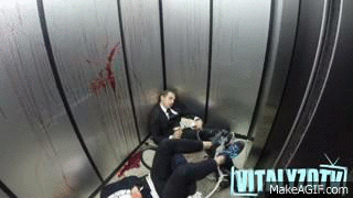 No shits to give about elevator pranks
