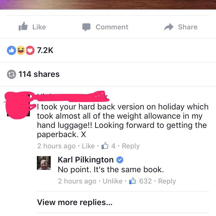 Karl promoting his book