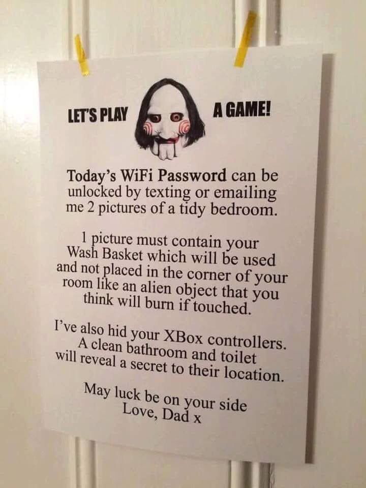 That's the evilest thing i can imagine | Saw wifi game