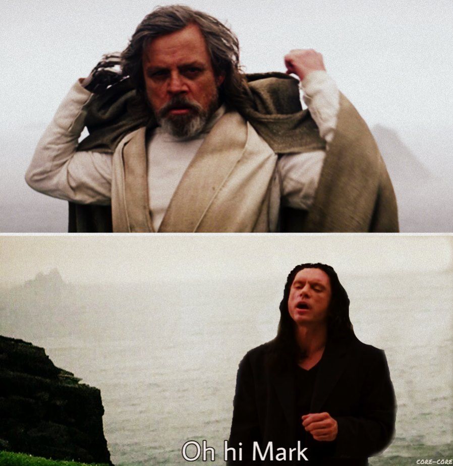 Mark Hamill meets a new Sith Lord
