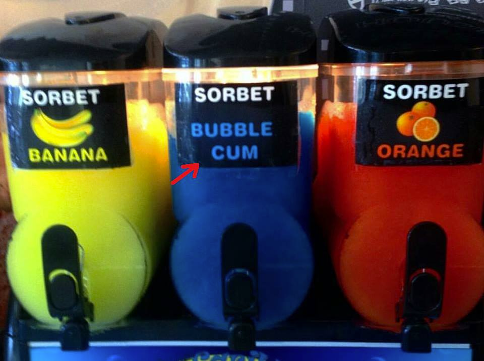 I think I'm gonna stick to the fruit flavors.